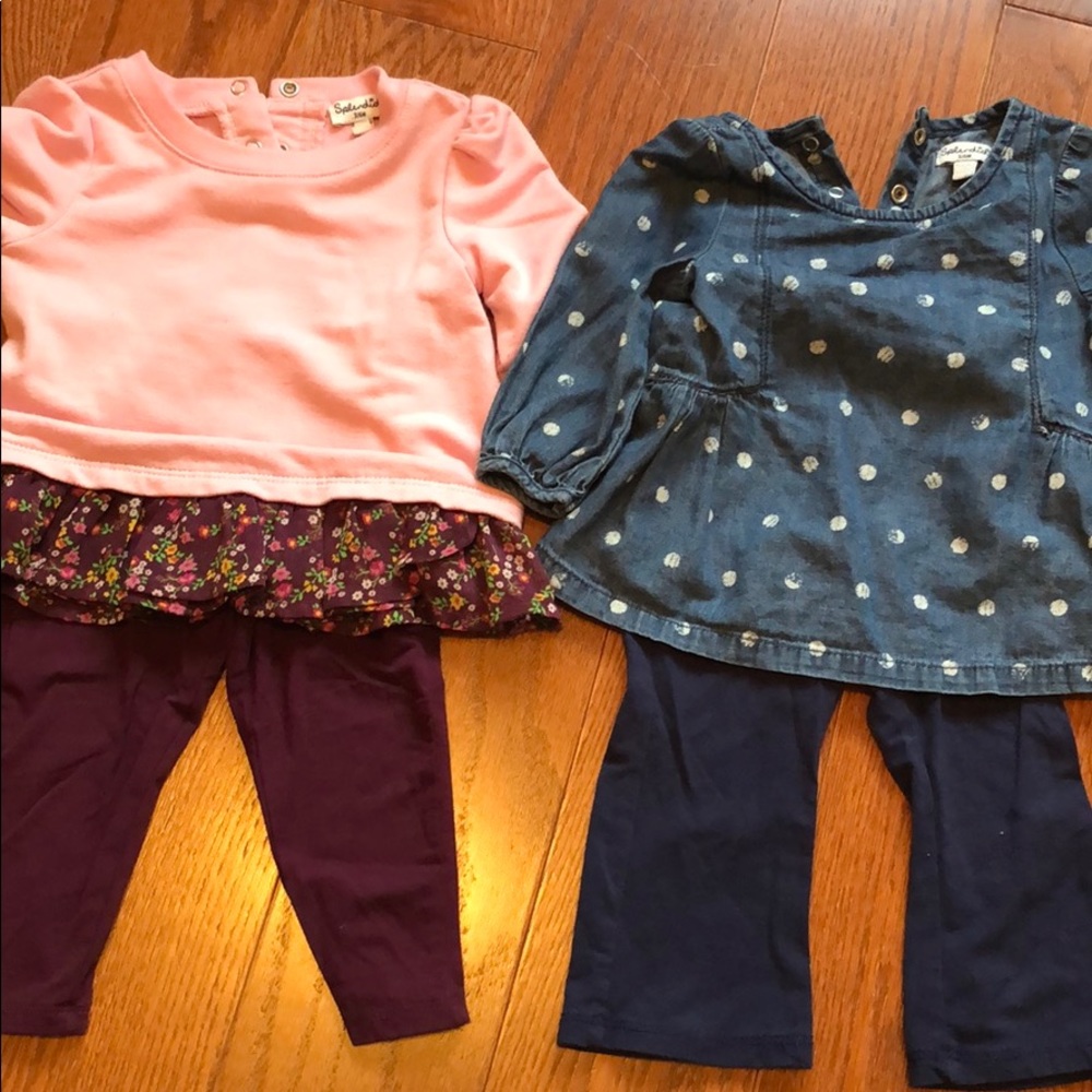 2 splendid outfits 3-6 months like new cy10